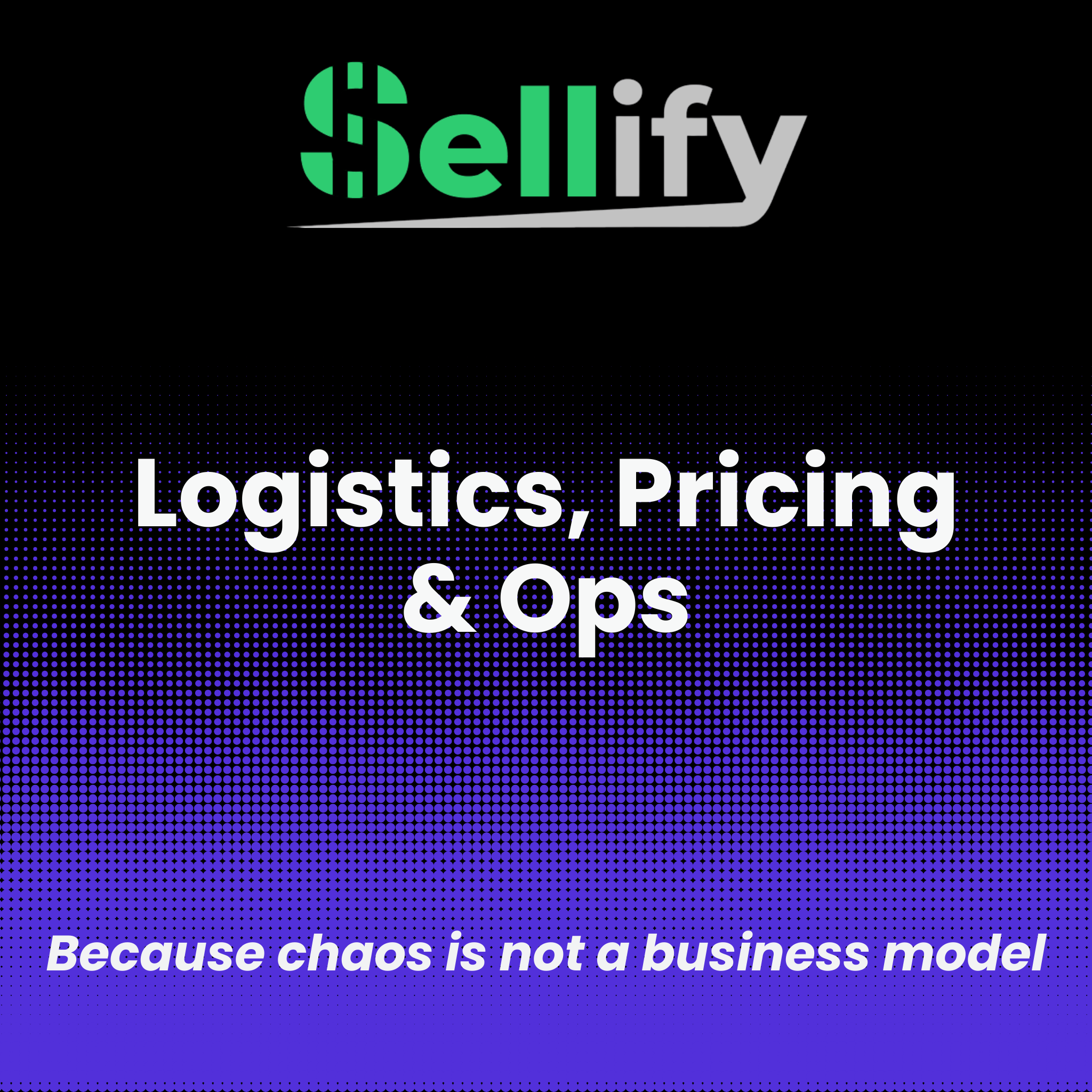 Logistics, Pricing & Ops