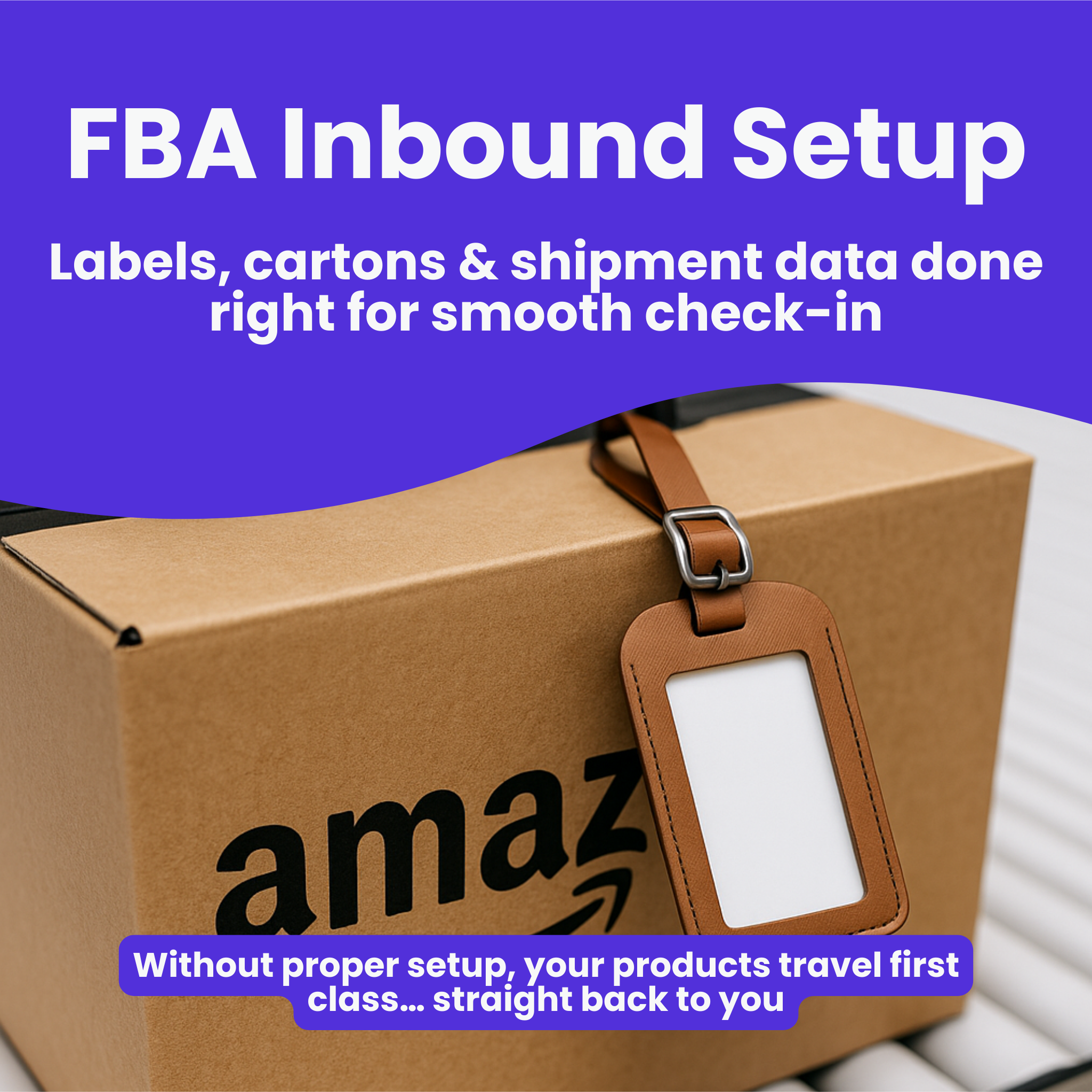 FBA inbound setup (shipping plan & labels)